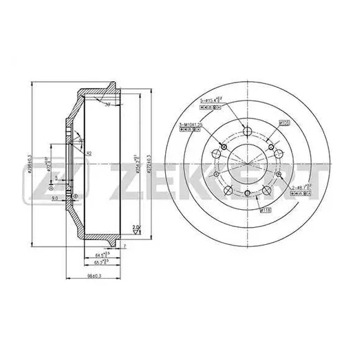  . CITROEN JUMPER (230 244 280 290) 94- FIAT DUCATO (230 244 280 290) 94- PEUG BS5097