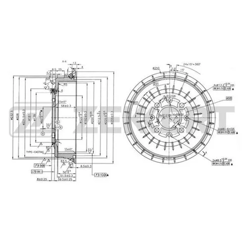    LADA 110-112 95-  2108-21099 86-  KALINA 04- BS5519