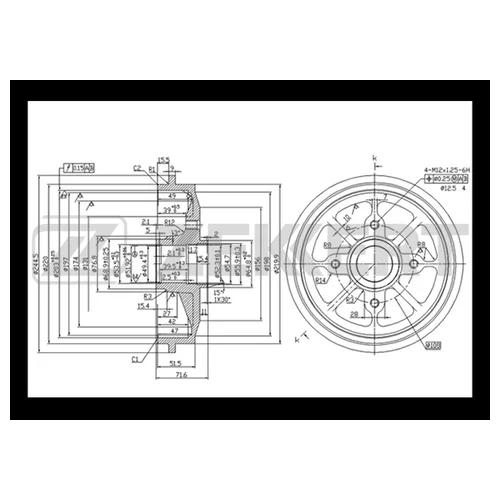  . . CITROEN C2 03-  C3 I  II 02-  DS3 09-  PEUGEOT 1007 05-  206 98- BS5528