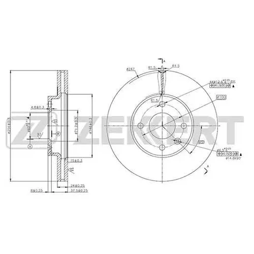  . . CHEVROLET AVEO (T300) 11- BS5593