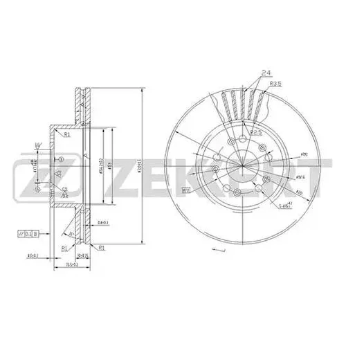  . . MB S-CLASS (140)  E-CLASS (W124) 91- BS5602