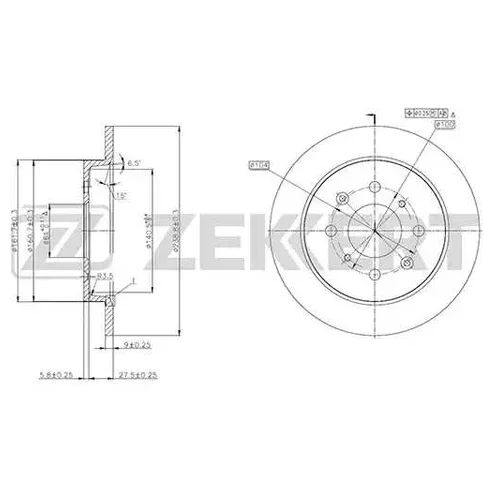  . . HONDA CITY III  IV 08-  JAZZ II 08- BS5695