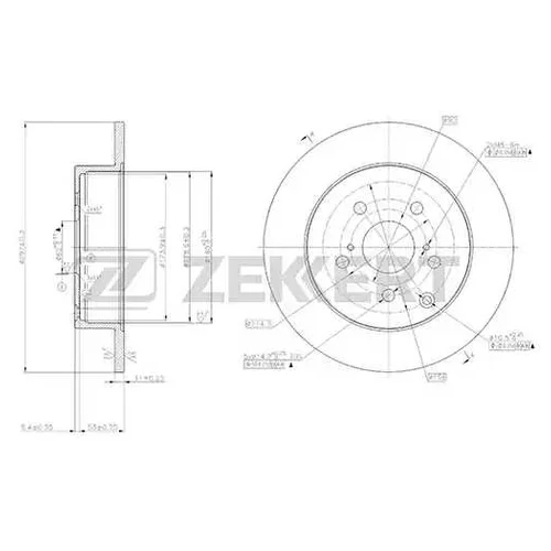  . . TOYOTA VERSO (R20) 09- BS5703