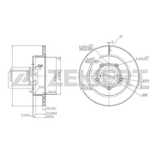    ZEKKERT BS5738