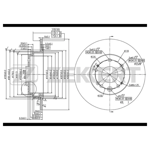  . . HONDA ACCORD IV 03- BS5820