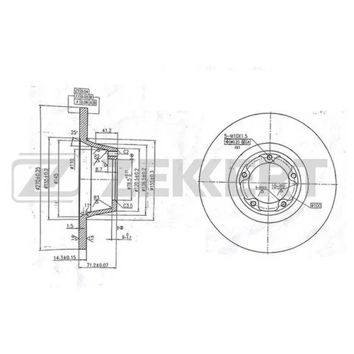  . . FORD TRANSIT II-III 77- BS5979