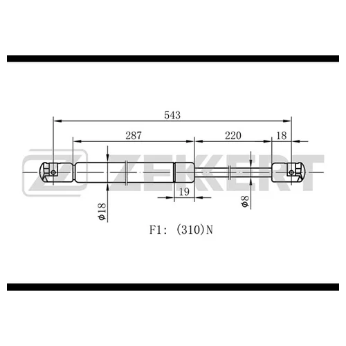   OPEL ASTRA H 04-  VW GOLF III 92- GF1175