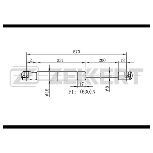   OPEL ASTRA H 04-  VW GOLF III 92- GF1176