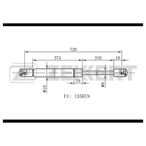   SKODA SUPERB (3U4) 01- GF1768