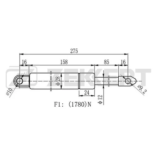   MB E (S124) 93-  KOMBI (S124) 85- GF2274