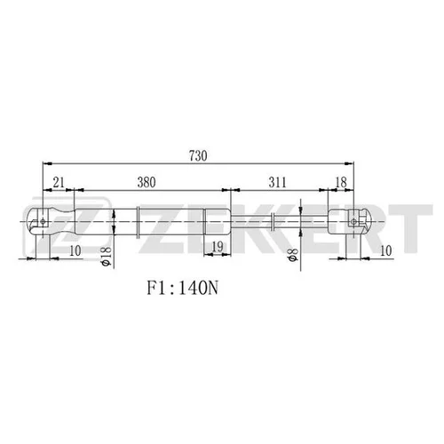   VOLVO C30  C70 06-  S40  V50 04- GF2279