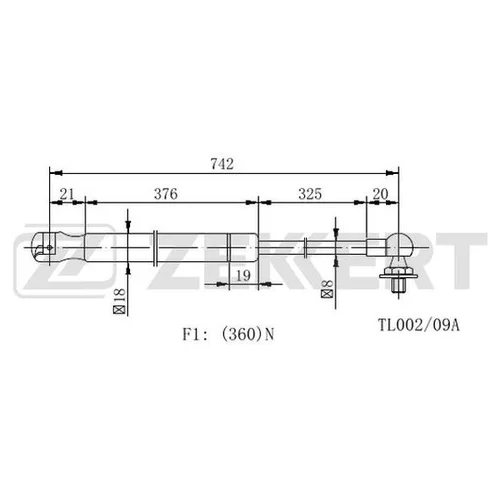   TOYOTA CAMRY (V30) 01- GF2286