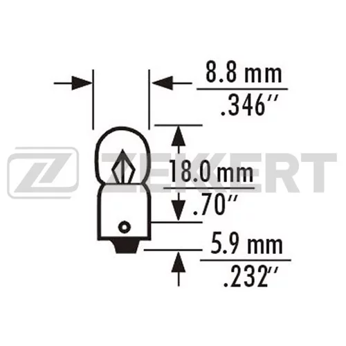  T2W 12V 2W BA9S LP1021