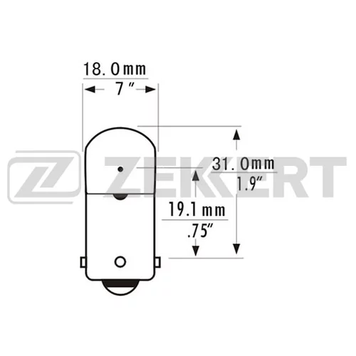  R10W 12V 10W BA15S LP1034