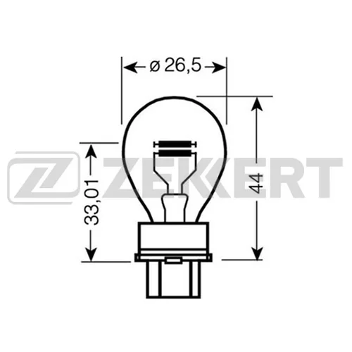  P27/7W 12V 27/7W W2  5X16Q LP1044