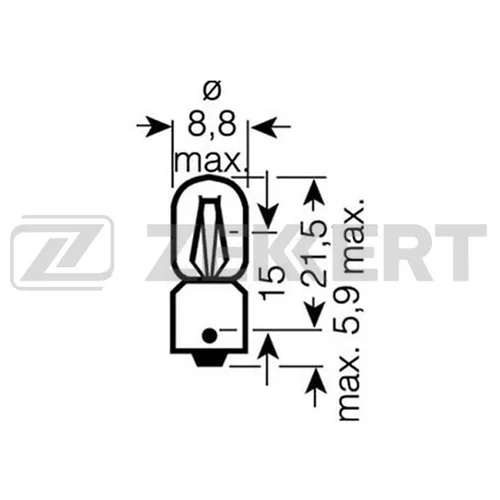  T4W 12V 4W BA9S LP1091