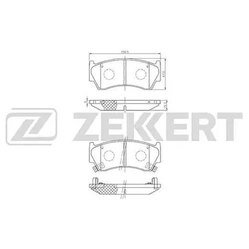  . .  Nissan Almera (N15) 95- bs1217 Zekkert