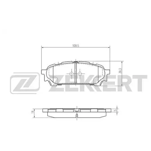  . .  Subaru Forester (SG) 05- Impreza (GD GG) 00- bs1223 Zekkert