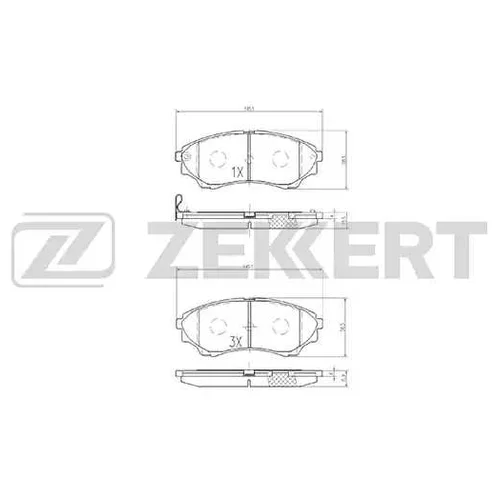  . .  Ford Ranger I II 99- Mazda B-Serie III IV 98- BT-50 (UN) 06- bs1225 Zekkert