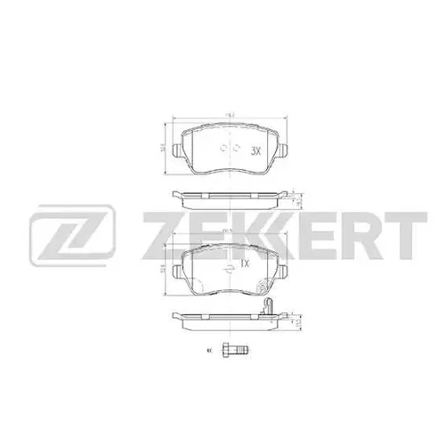    . Nissan Micra (K13) 10- Opel Agila B 08- Suzuki Splash 08- Swift bs1248 Zekkert