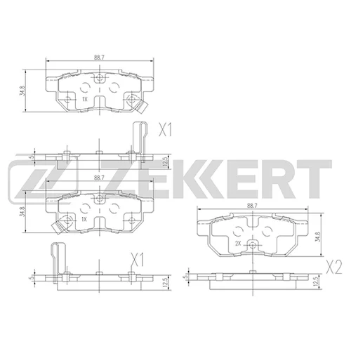  . .  HONDA ACCORD III 85-  CIVIC V  IV 91-  JAZZ I  II 02-  CR-X II  III 87-  ROV bs1259