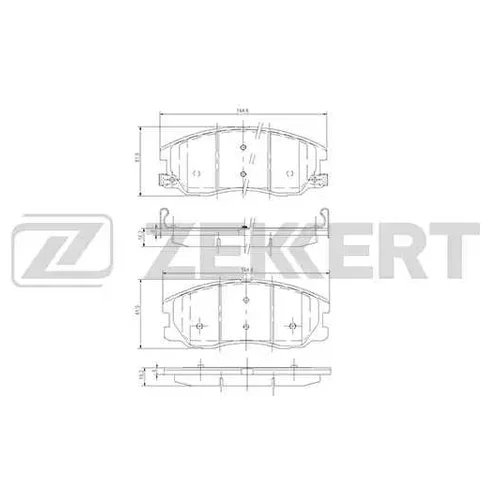  .. Chevrolet Captiva 06- / Opel Antara 06- FR bs1300 Zekkert