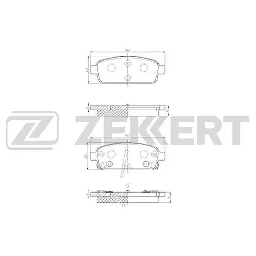  .. Chevrolet Cruze (J300) 09-/ Opel Astra J 09- Mokka 12- RE bs1302 Zekkert