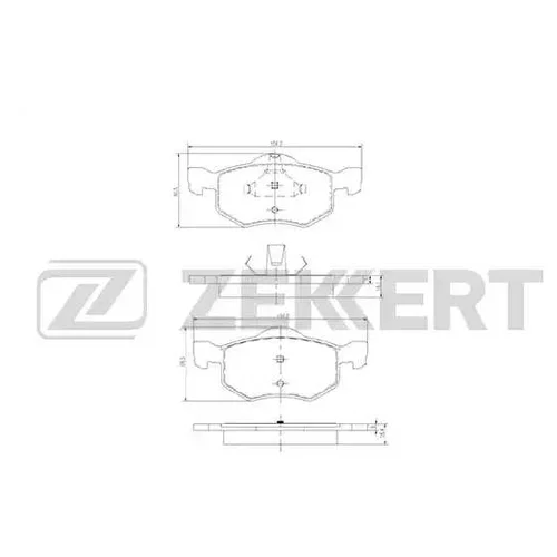  . .  Mazda Tribute (EP) 00- bs1671 Zekkert