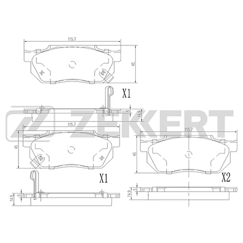  . .  HONDA ACCORD II 83-  CITY 97-  CIVIC III-V 83-  CR-X I  II 83-  PRELUDE II bs1860