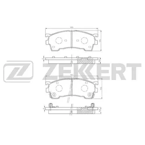  . .  Mazda 626 IV V 91- Premacy (CP) 99- Xedos 6 (CA) 92- bs2036 Zekkert