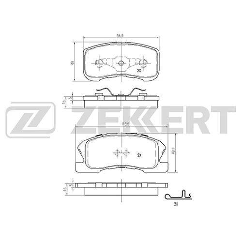  . .  DAIHATSU CUORE VI  VII 98-  MAX 00-  SIRION 98-  YRV 00-  MITSUBISHI L200 bs2103