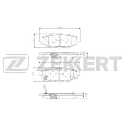  . .  Subaru Forester (SH) 07- Impreza (GR) 07- Legacy (BL BP BM BR) 03- Out bs2592 Zekkert
