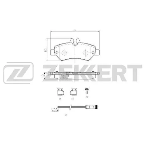  . .  MB Sprinter (906) 06- VW Crafter 30-35 06- Crafter 30-50 06- bs2791 Zekkert