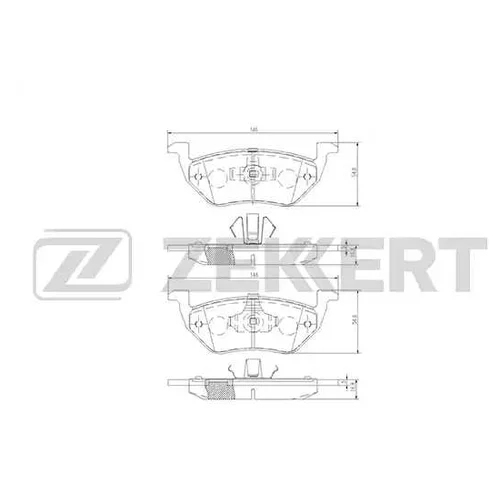 . .  Ford Maverick II 01- Mazda Tribute (EP) 04- bs2848 Zekkert