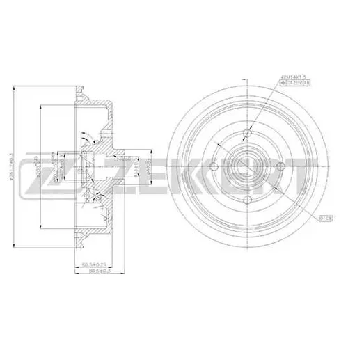  . . AUDI 80  90 86- bs5065