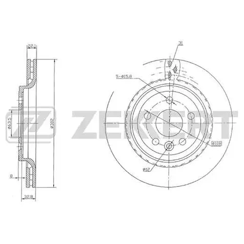  . . VOLVO V70 (BW) 07-  XC70 (BZ) 07-  S60 (FS) 10-  S80 (AS  AR) 06-  V60 (FW) 10- bs5264