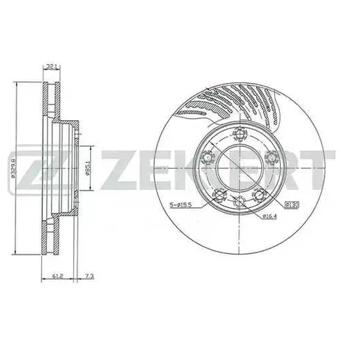  . . PORSCHE CAYNNE (955) 07-  VW TOUAREG I  II 02- bs5284