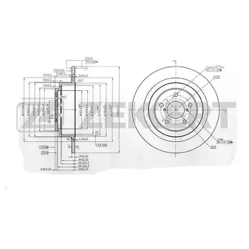  . . SUBARU LEGACY (BE  BH) 98- bs5324