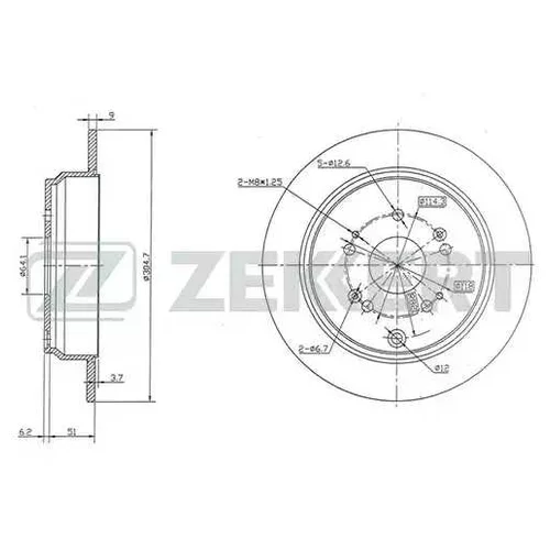  . . HONDA CR-V II  III 02- bs5386