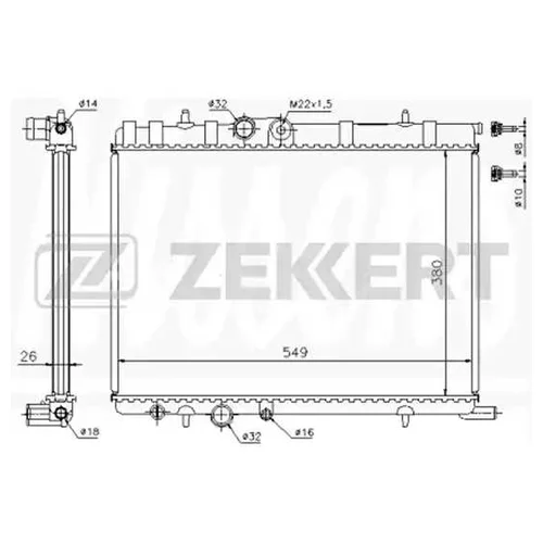   CITROEN BERLINGO I 96- XSARA / BREAK 1.4/1.6 97- PEUGEOT 307 1.4/1.6/2.0 00- 3 mk1087